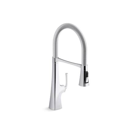 Kohler Graze Medium Semi-Pro Kitchen Faucet 22061-CP